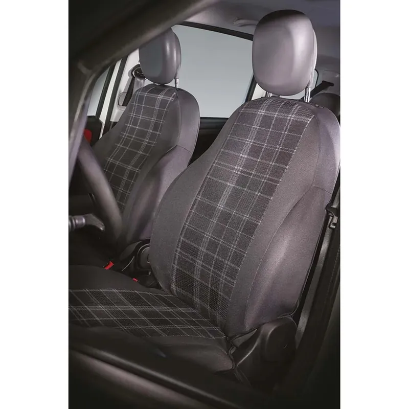 Gereduceerde Prijs Coprisedili anteriori Fiat Panda 12 scozzese grigio piombo