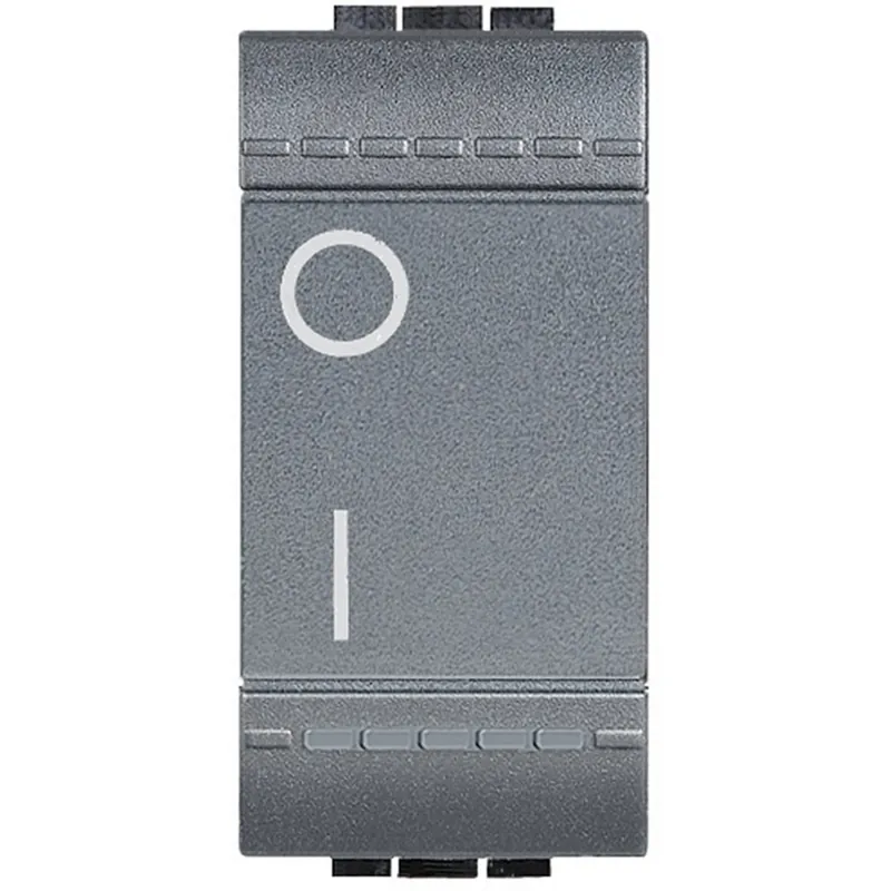 BTicino Livinglight interruttore bipolare antracite Smart Home Must-Have