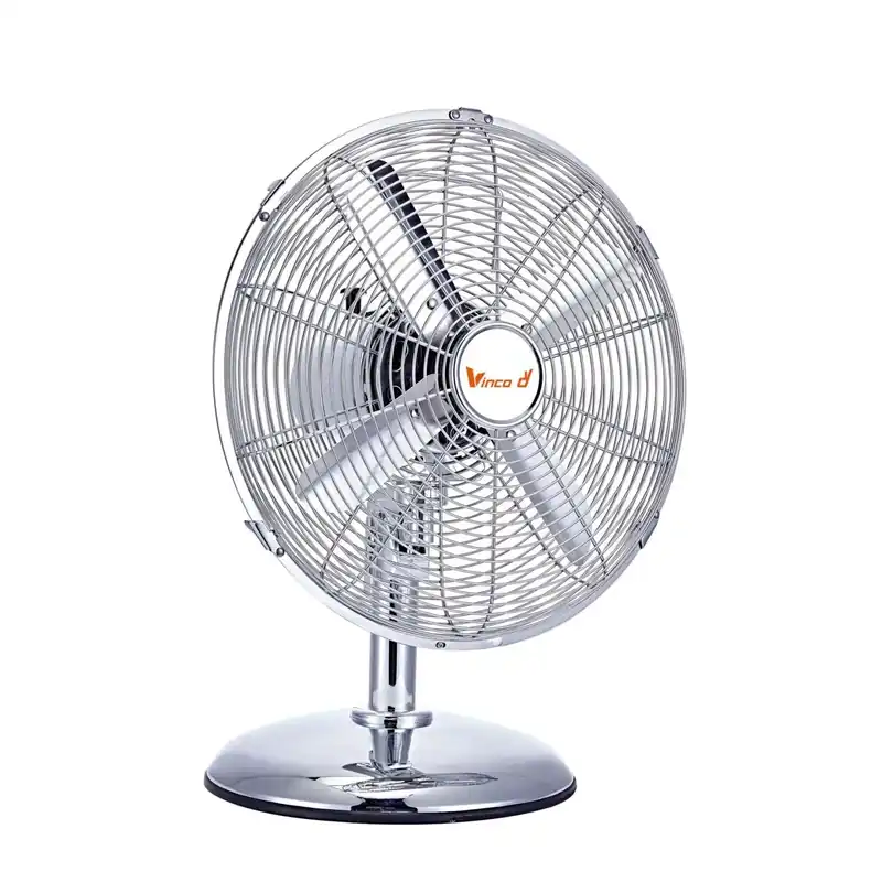 Ventilatore da tavolo 4 pale 3 velocità Vinco Ø 25 cm 35W Snelle Levering