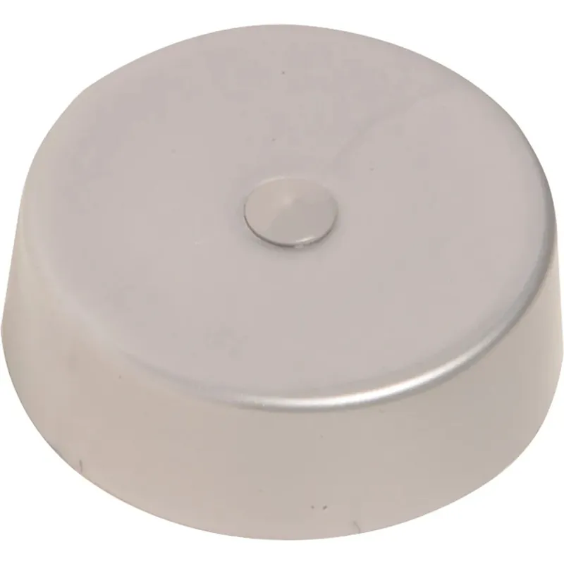 Punto luce tappo argento Ø 66 mm Shop Nu