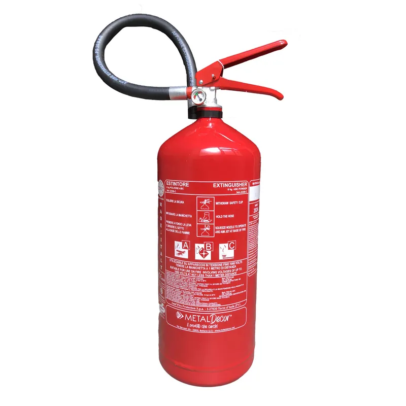Premium Estintore a polvere con manometro da 6 kg