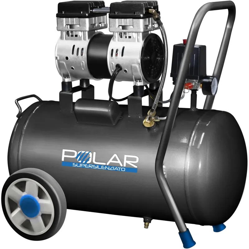 Compressore silenziato Polar Oil Free 50 l Veilige Betaling