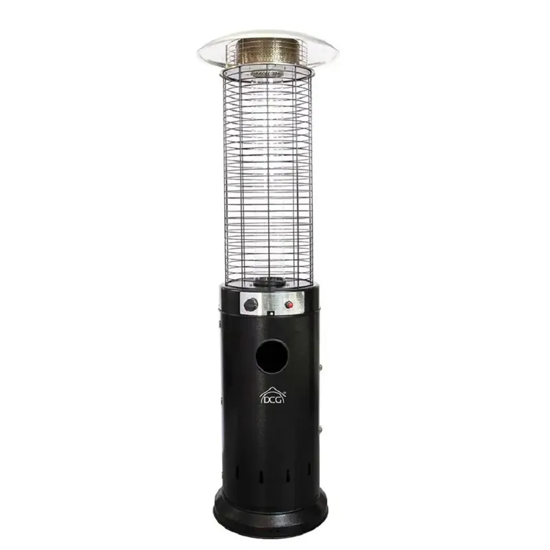 Stufa a gas patio da esterno alto DCG 11Kw Ø 54 cm H 187 cm nero Nu Kopen