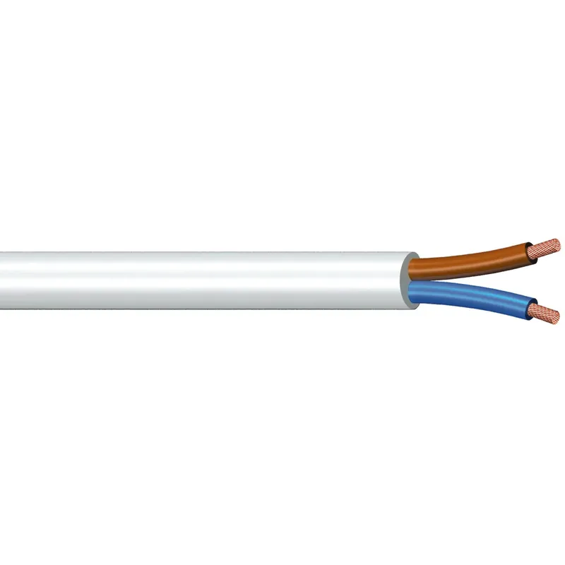 Speciale Aanbieding Cavo H05VV-F 2x1 mm² 10 m bianco