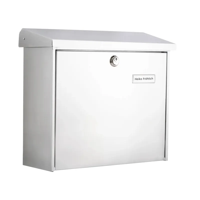 Hete Deal Cassetta delle lettere Burg Wächter Comfort 913 Bianco