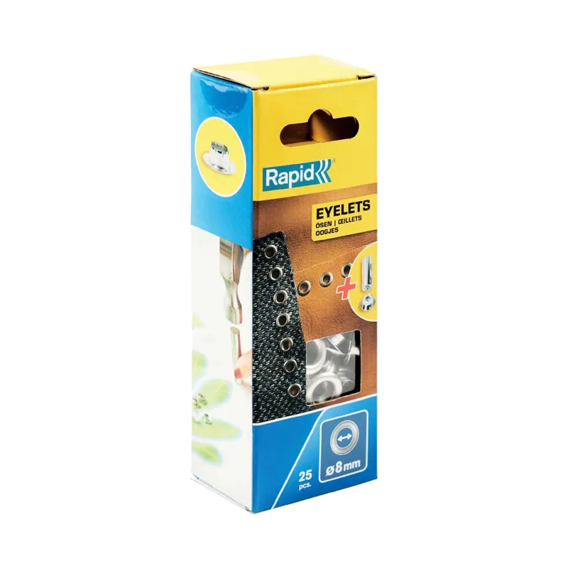 Exclusieve Aanbieding Occhielli Rapid Ø 8 mm Confezione da 25 Pezzi