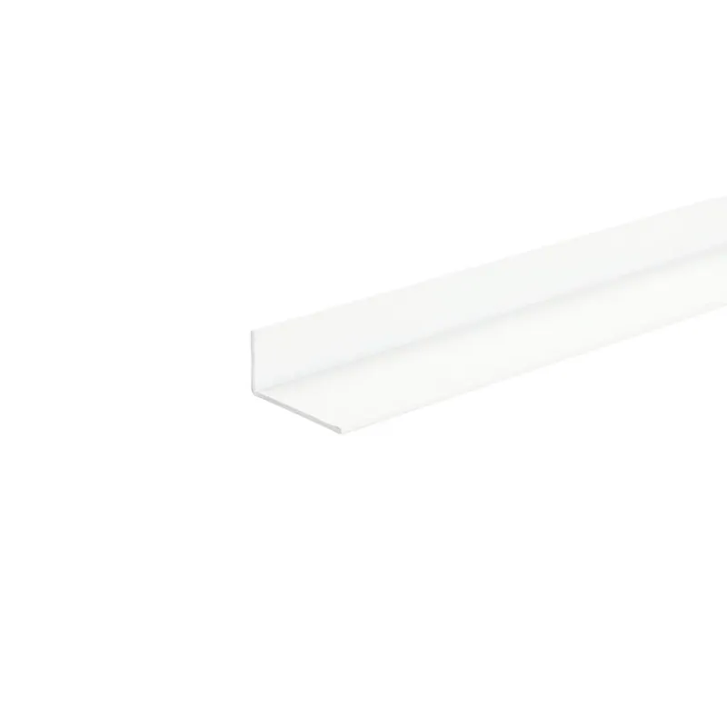 Profilo angolare 1 m 40x40 mm alluminio bianco Alleen Vandaag
