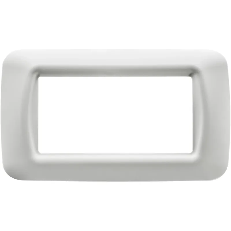 Veilige Betaling Placca 4 moduli Gewiss Top System bianco nuvola