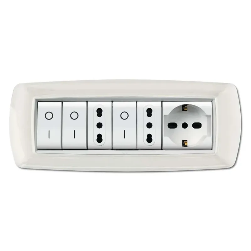 Goedkoop Placca 7 posti Mylife bianco