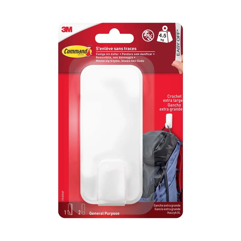 Gancio multiuso 3M Command™ tg L bianco Meest Verkocht