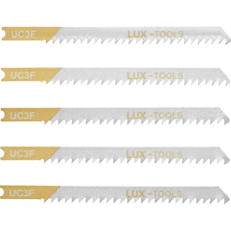 LUX-TOOLS lame per seghetto alternativo legno codolo a U 75 mm grezza passo dent Populair