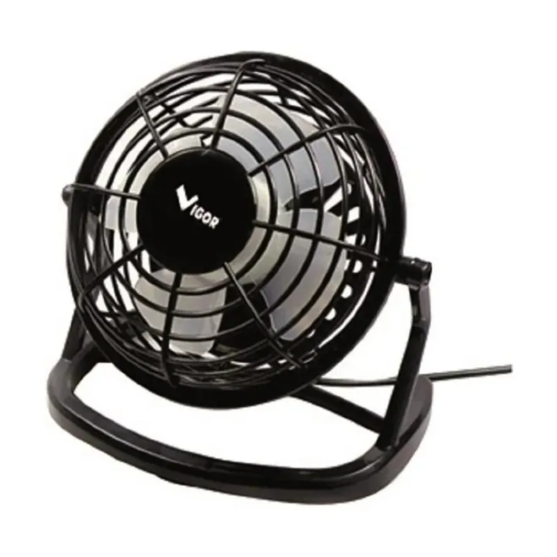 Koop Vandaag Ventilatore da tavolo MINI 4 pale Ø 15 cm nero