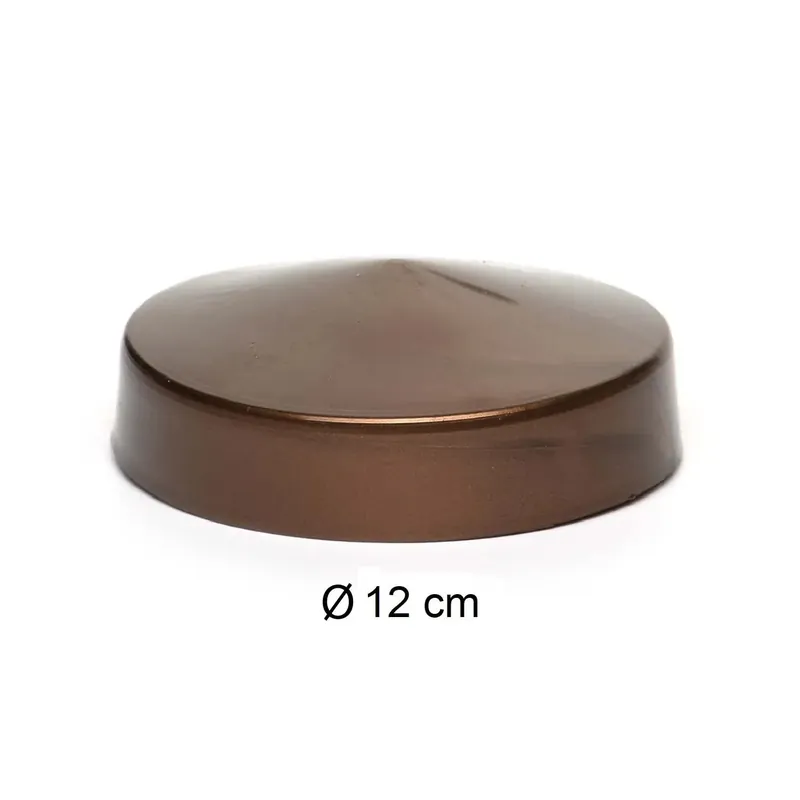 Copripalo tondo in plastica resistente per recinzione Ø 120 mm ramato Speciale Aanbieding