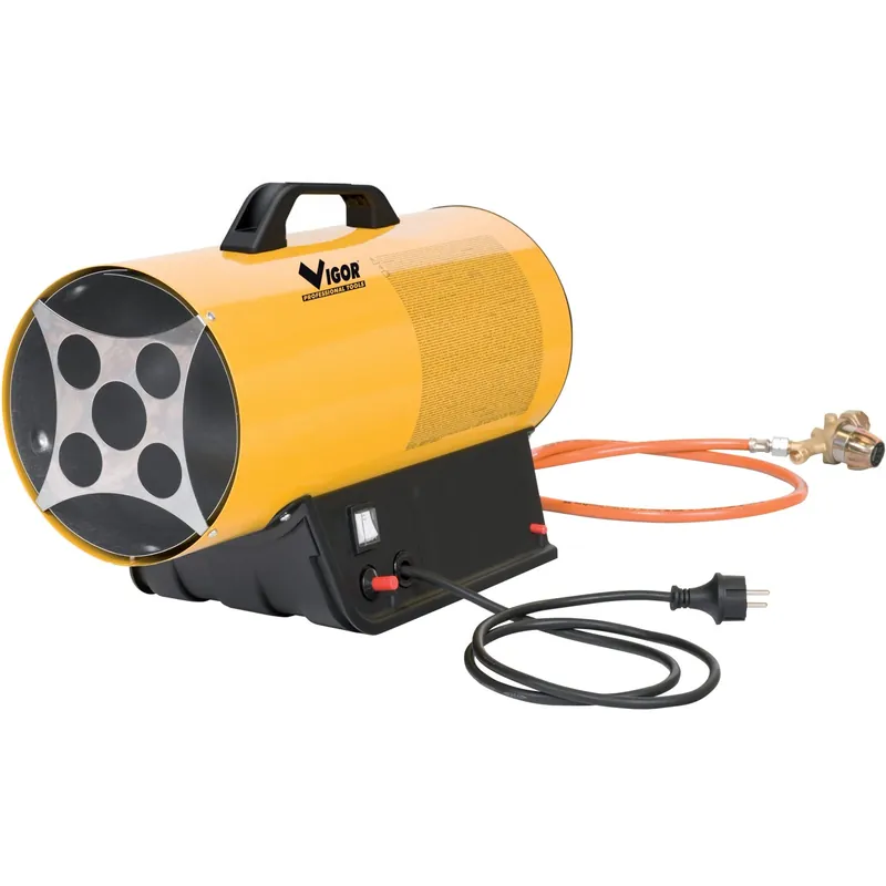 Generatore d`aria calda a gas MCS-11 Vigor 10,5 kW giallo Fabrieksprijs