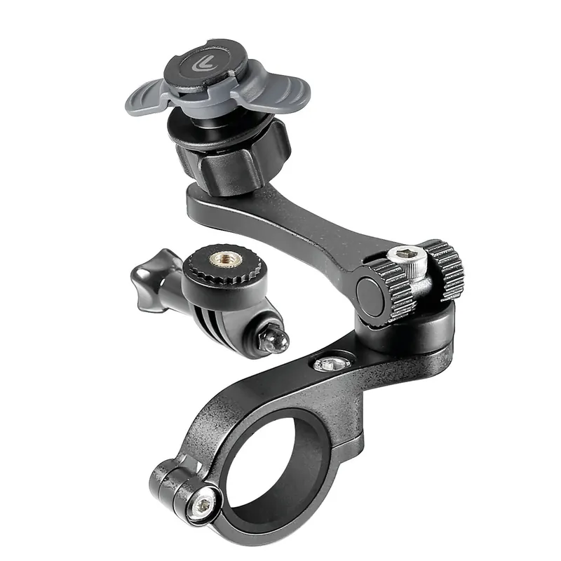 Supporto per manubrio bici e moto Titan Combo Pro alta resistenza nero Populair