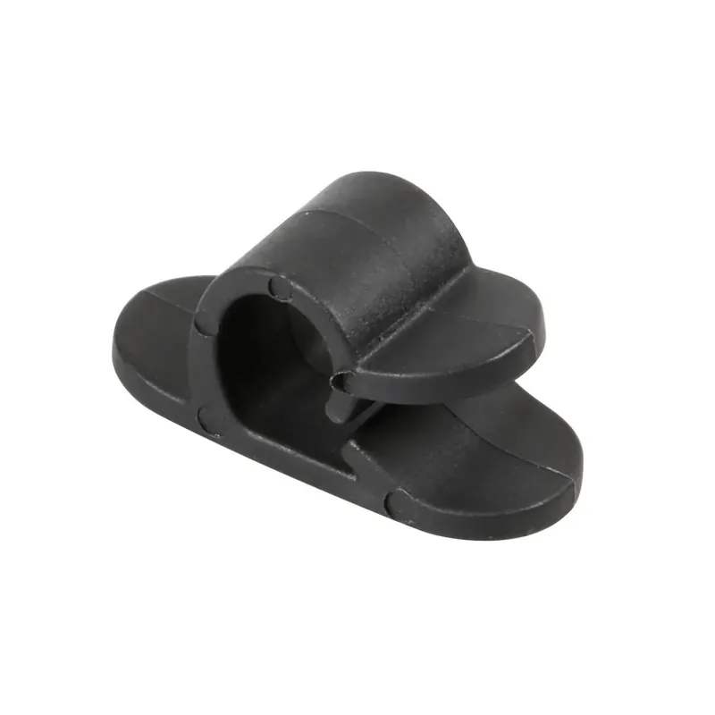 Finale Uitverkoop Clip fermacavo adesiva Cable Clamp 6 pezzi nero