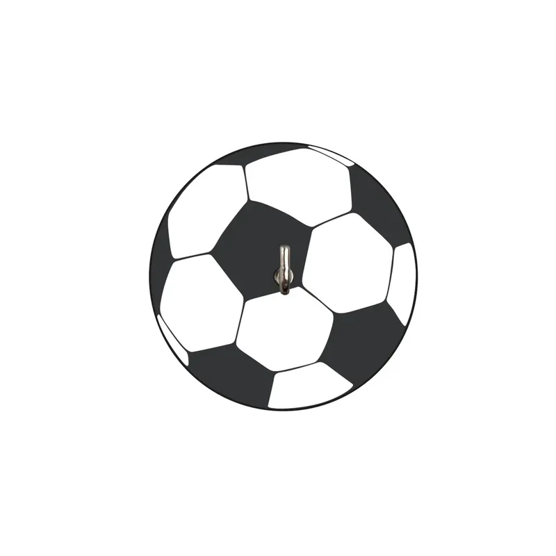 Gancio adesivo in mdf calcio 5 x 5 x 0,6 cm Hete Deal