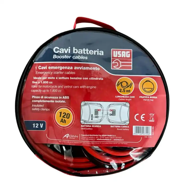 Speciale Aanbieding Cavi batteria auto Usag 120 A 2,5 M