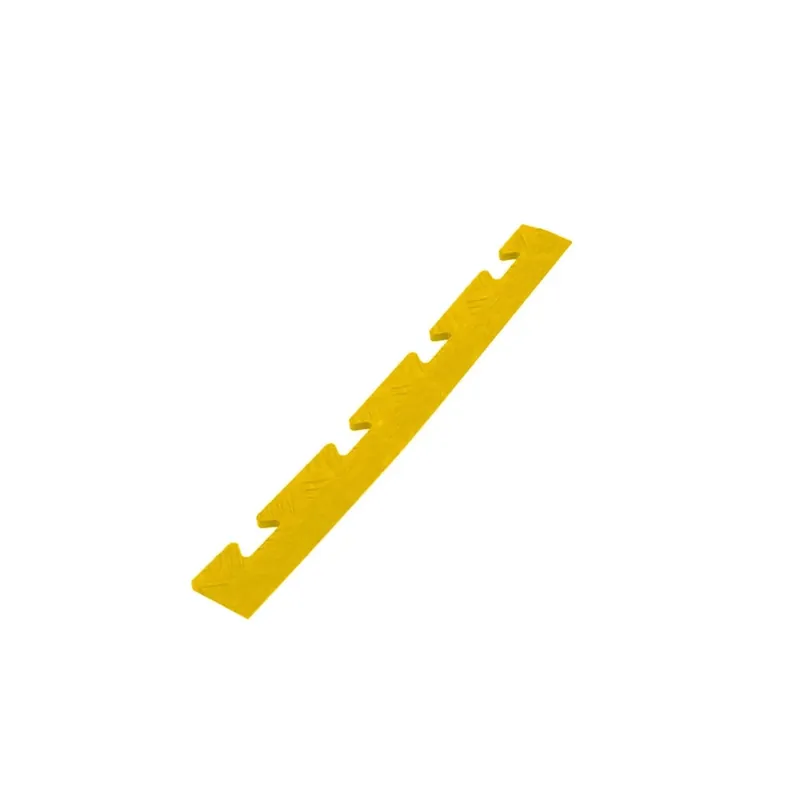 Scivolo femmina per piastrella in PVC 480x51x8 mm giallo Voordeelprijs