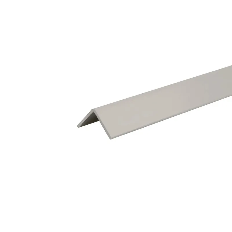 Tijdelijk Beschikbaar Profilo angolare in pvc Angelplast 3 m grigio chiaro