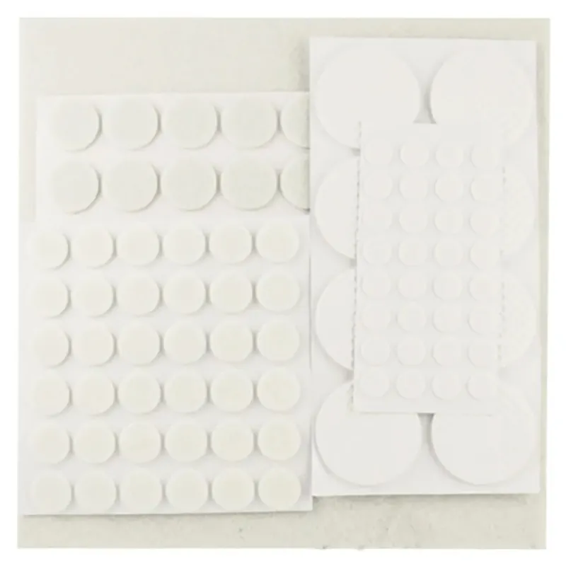 Assortimento feltrini gomma eva bianchi 125 pezzi Favoriet