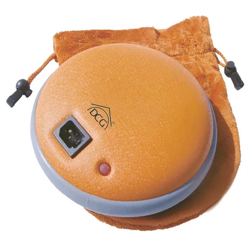 Scaldino elettrico con custodia DCG 0,5 kW arancione Snelle Levering