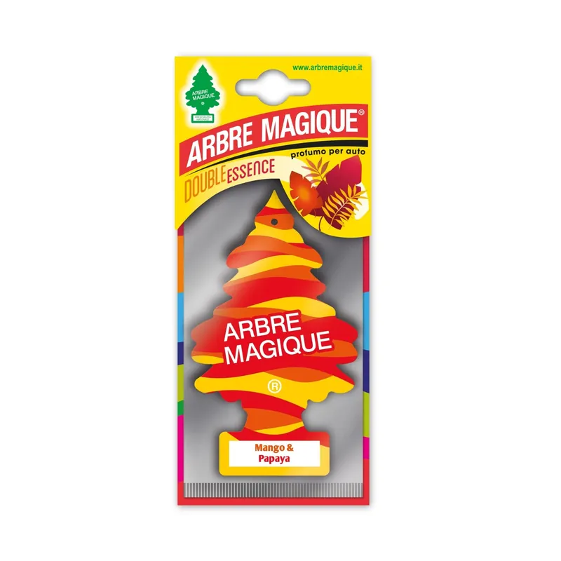 Deodorante auto Arbre Magique doppia essenza Mango e Papaya Aanbieding