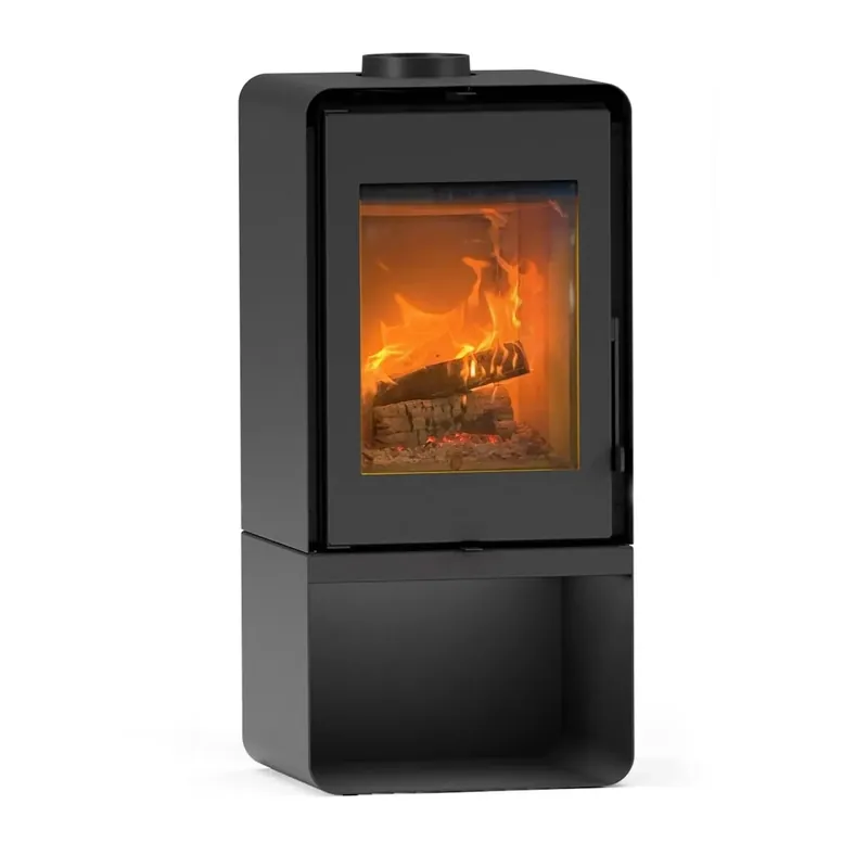 Stufa a legna Ecofox Modula 8,5 kW nero Alleen Vandaag