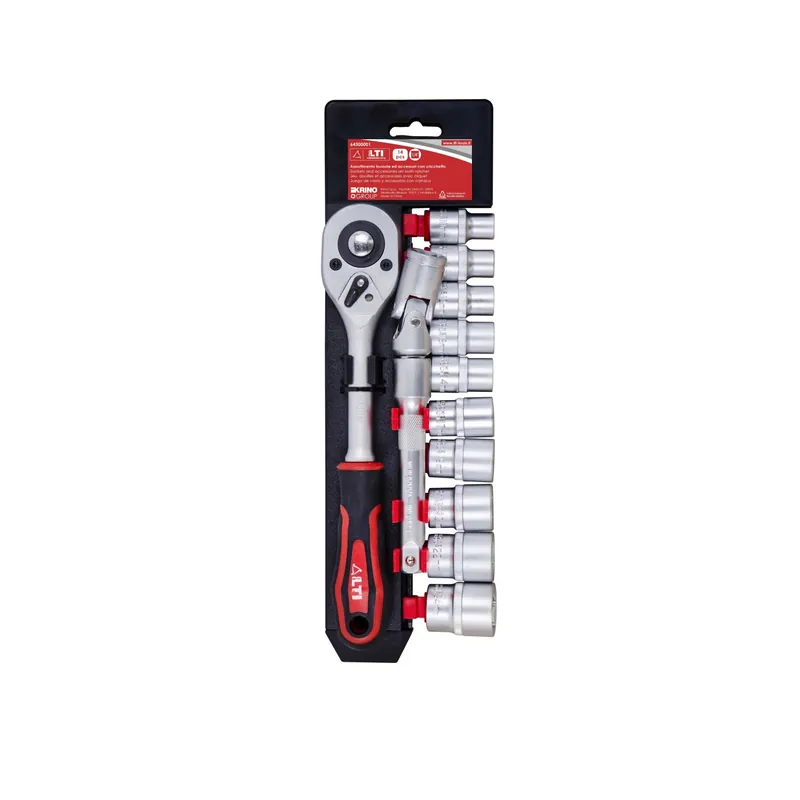 Cricchetto con bussola da 1/4" set 14 pz Op = Op