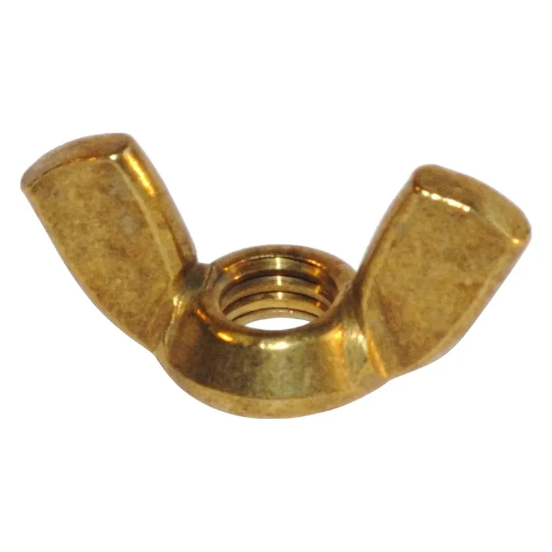 Dado a galletto in ottone lucido Ø 10 mm 2 pz Betrouwbaar
