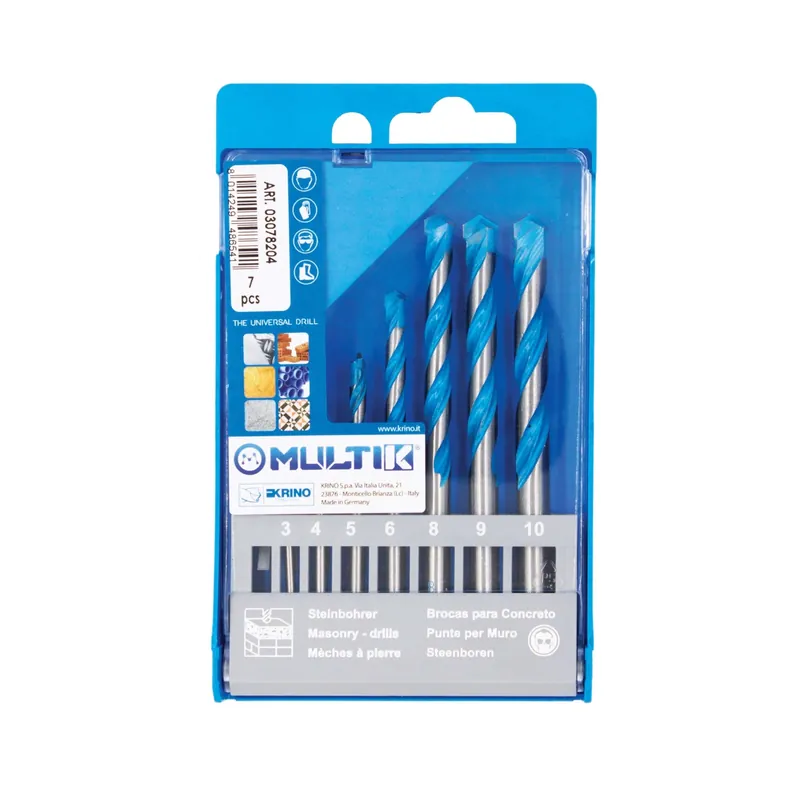 Fabrieksprijs Punte universali per il taglio multimateriale 3-4-5-6-8-9-10 mm 7 pz