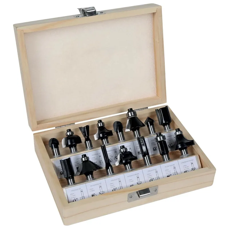 Bestseller Frese Set da 8 mm Einhell scatola con 15 pezzi