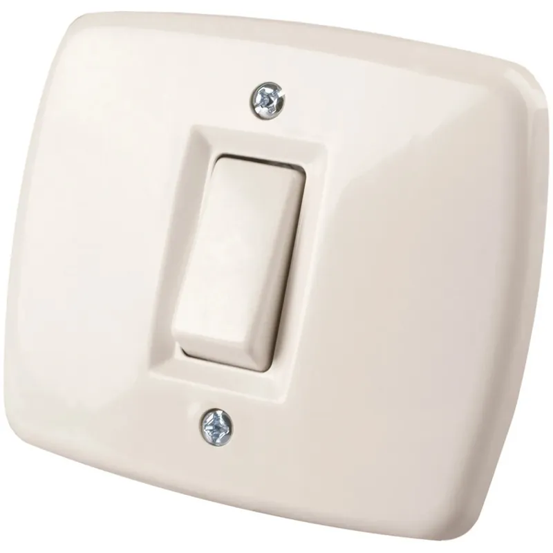 Favoriet Deviatore unipolare 10 A serie Basic per scatola tonda ø 60 mm