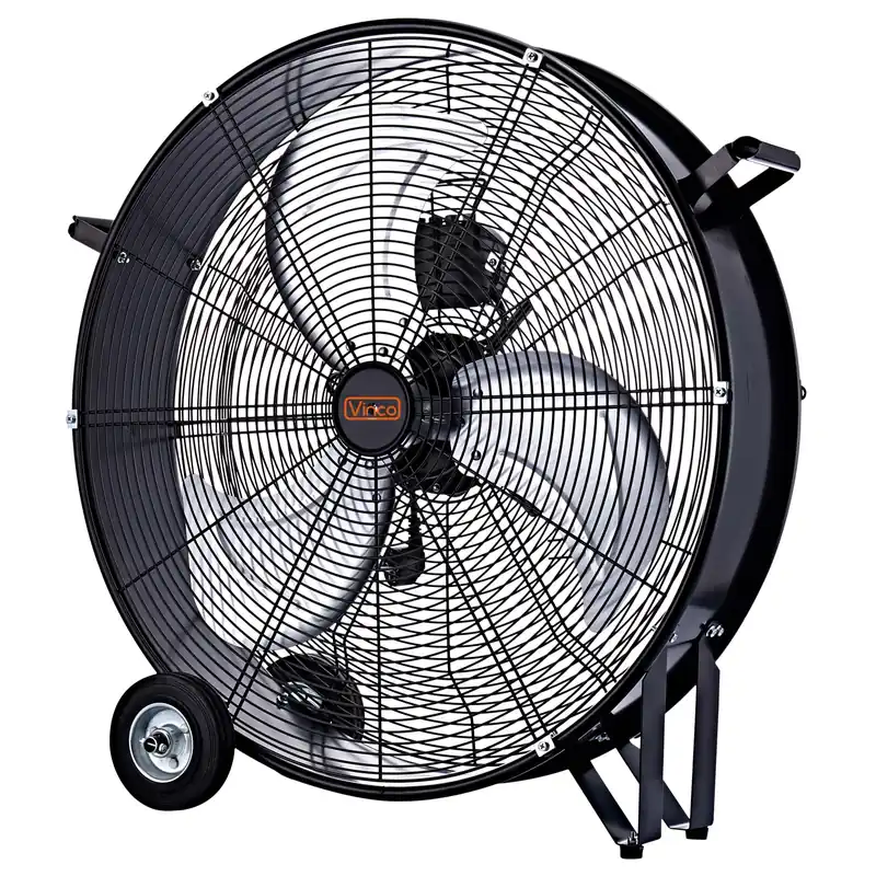 Bestel Nu Ventilatore da terra 3 pale Ø 60 cm nero