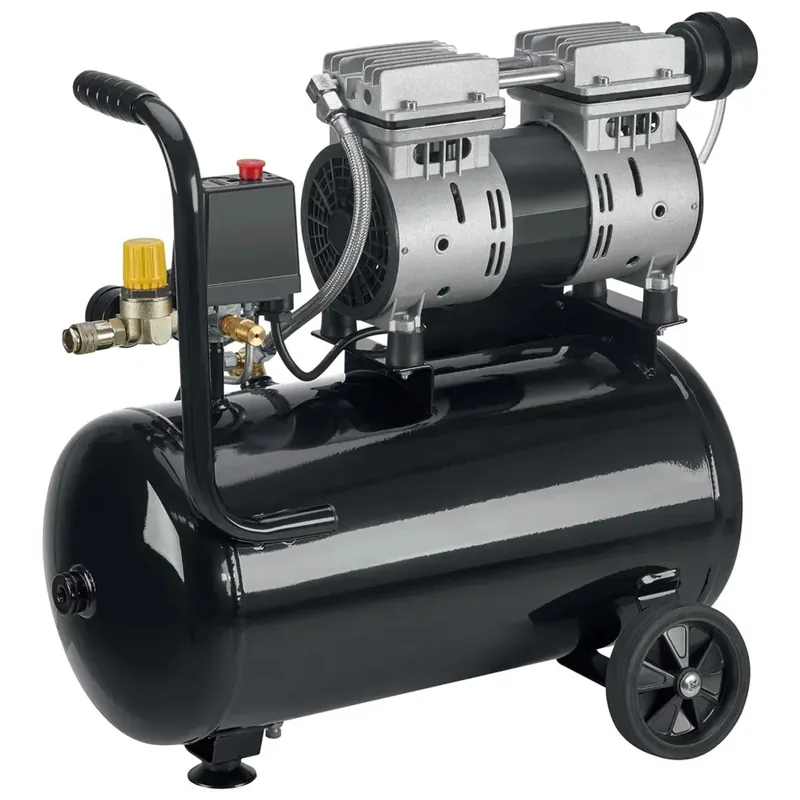 Compressore silenziato senza olio 24 l Koop Vandaag