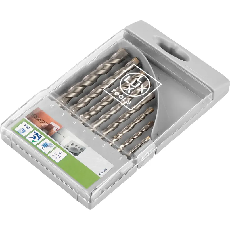 Punte per trapano LUX-TOOLS set 8 pz Actieprijs