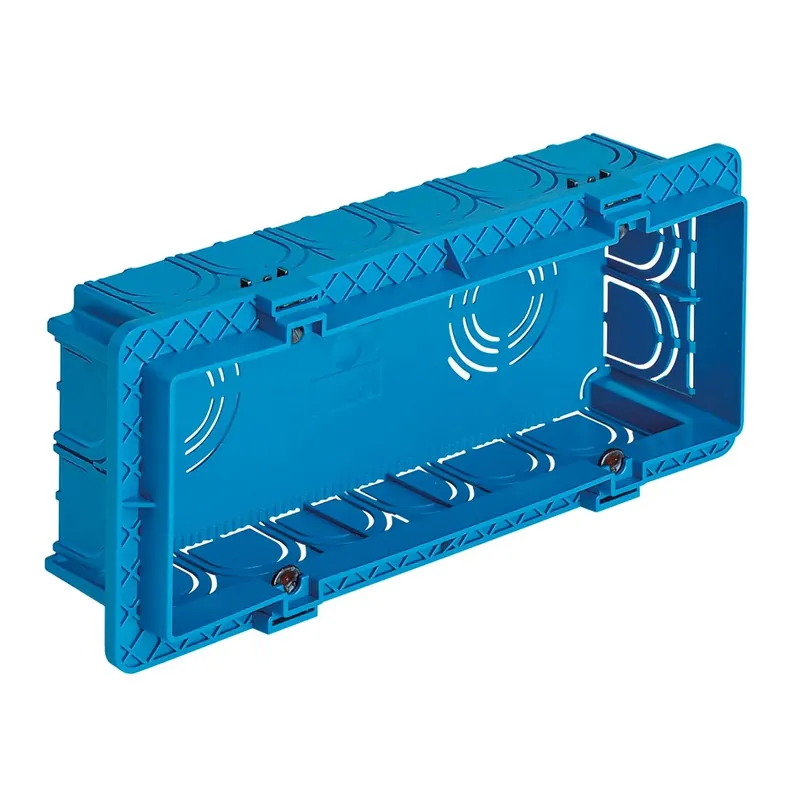 Scatola incasso rettangolare Vimar 6-7 moduli azzurro Nieuw