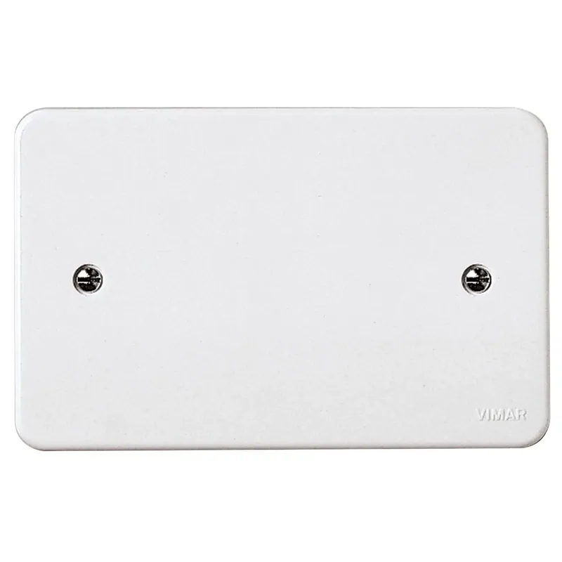 Coperchio rettangolare per scatola incasso Vimar tre moduli bianco Exclusieve Aanbieding