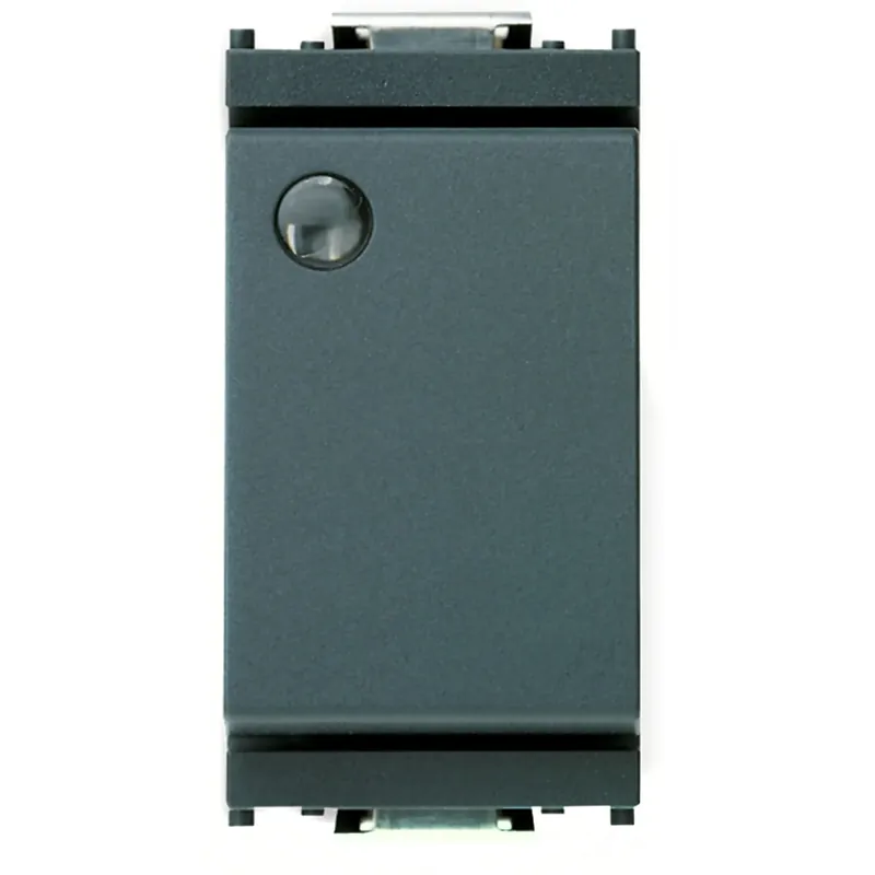 Vimar Idea deviatore 1P 16AX 250 V luminoso colore grigio Beperkte Voorraad