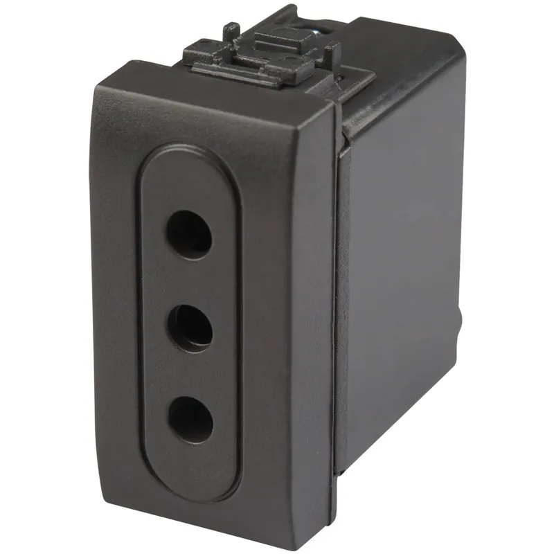 Direct Beschikbaar Frutto presa 10 A 2P+T 250 V antracite