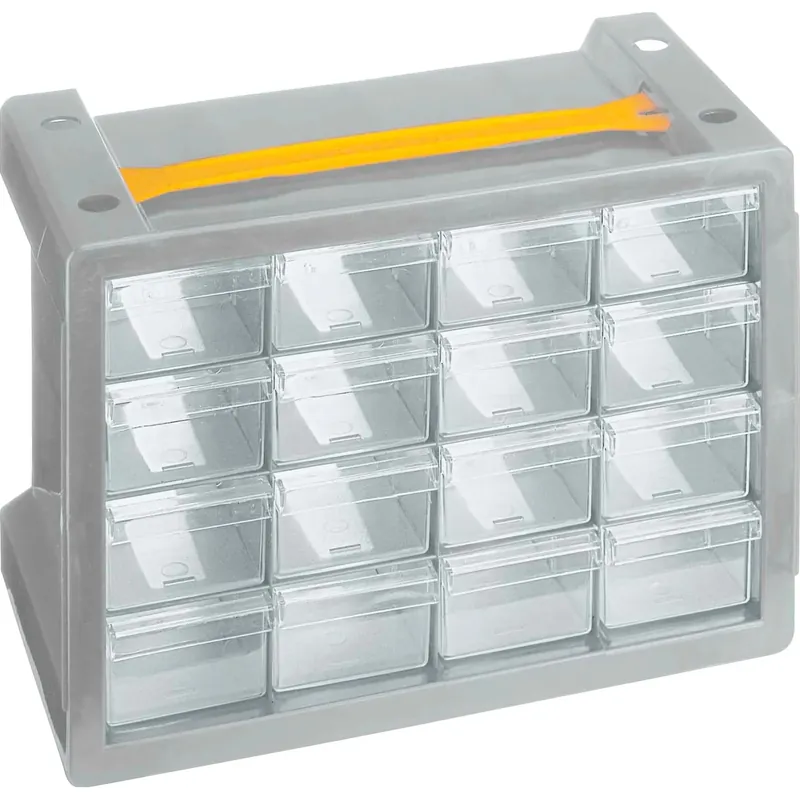 Direct Beschikbaar Cassettiera porta minuteria Poker 16 grigio e trasparente