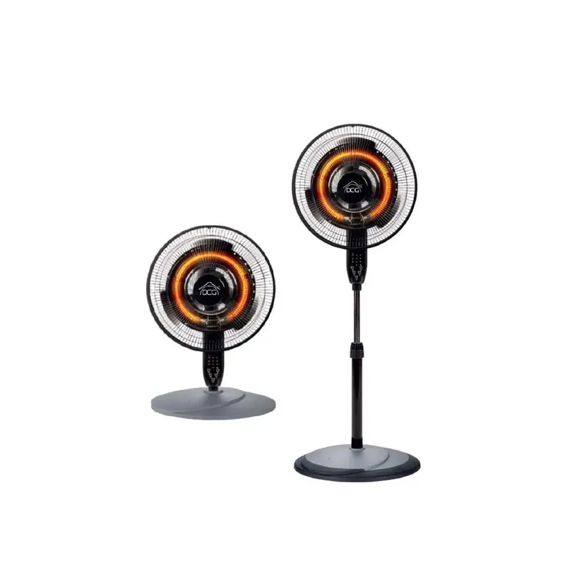 Koopje Ventilatore caldo e freddo in carbonio DCG caldo 2 kW - freddo 35 W nero