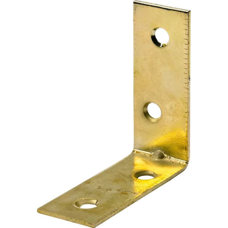 Laatste Versie Squadra angolare in acciaio ottonato 15 mm x 50 mm x 50 mm