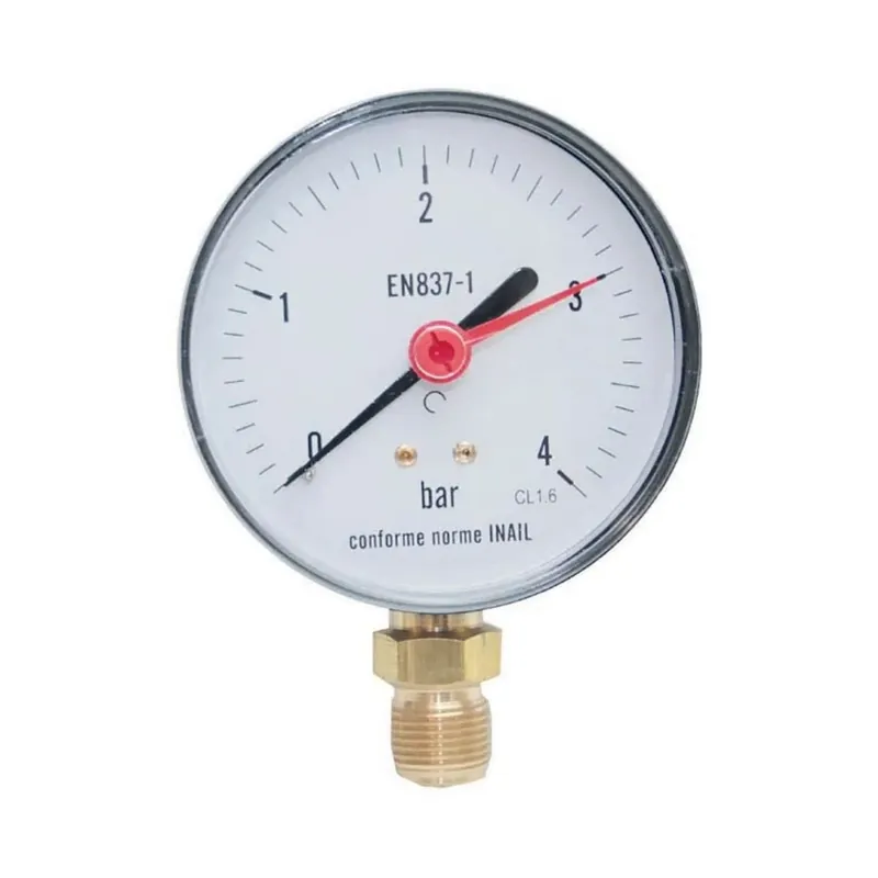 Betrouwbaar Manometro radiale Ø 63 mm 1/4"
