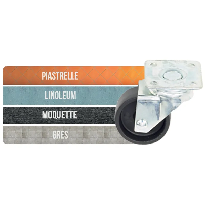 Merkproduct Ruota con piastra rotante 40 x 56 x 40 mm