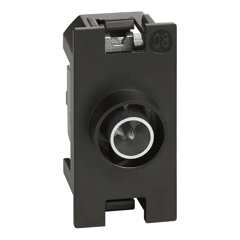 Snelle Levering Presa Coassiale Passante 1 Modulo Bticino K4202P14 Living Now