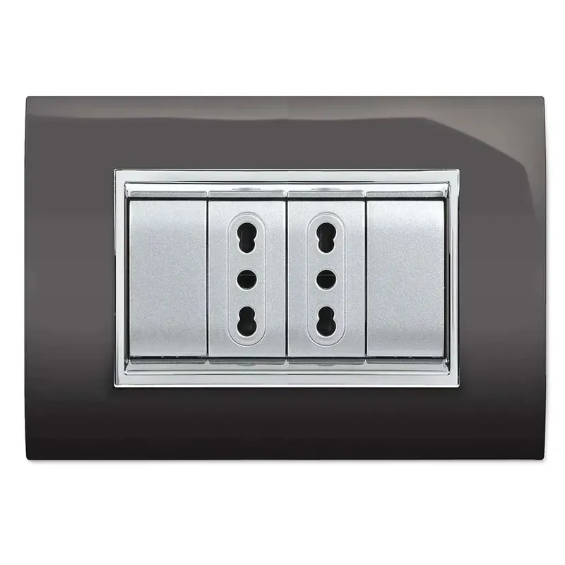 Snelle Levering Placca 4 posti Mylife grigio scuro