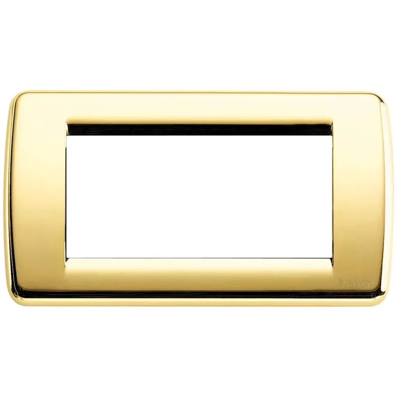 Placca Vimar Rondò 4M oro lucido Koopje