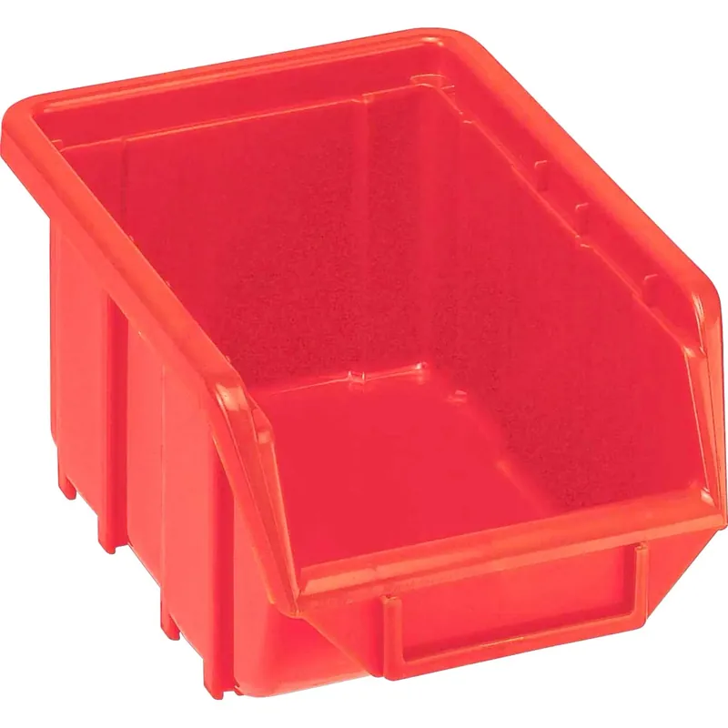 Contenitore porta minuterie in plastica EcoBox 111 rosso Rechtstreeks Van De Fabrikant