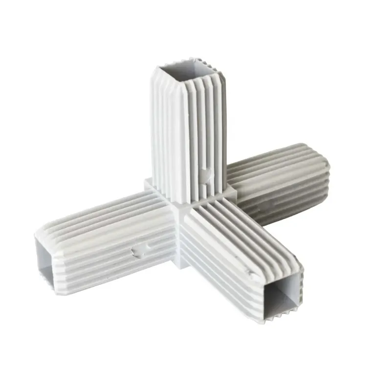 Connessione 4 vie per tubi quadrati in pvc grigio Lage Prijs